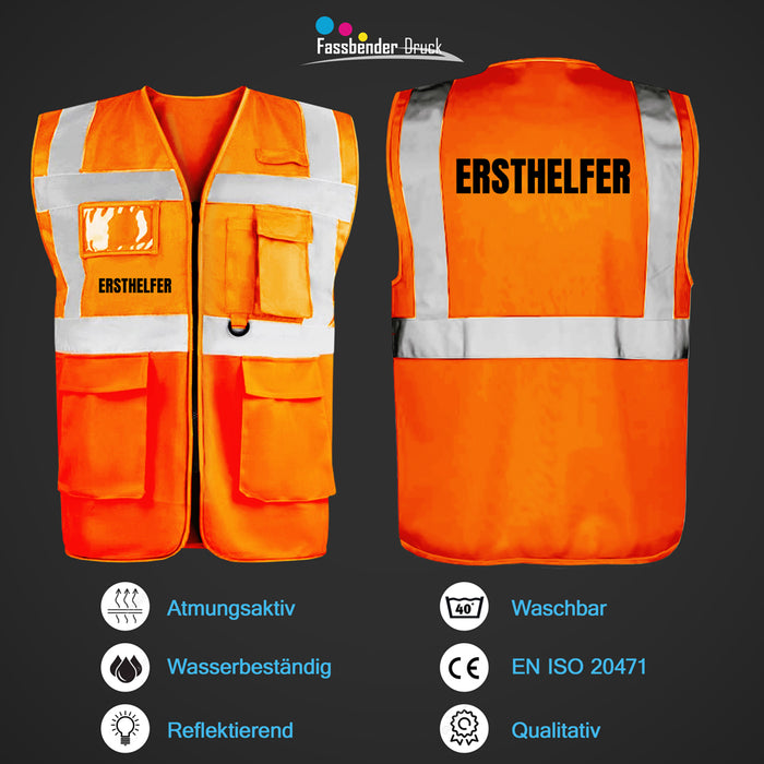 ERSTHELFER Warnweste PREMIUM