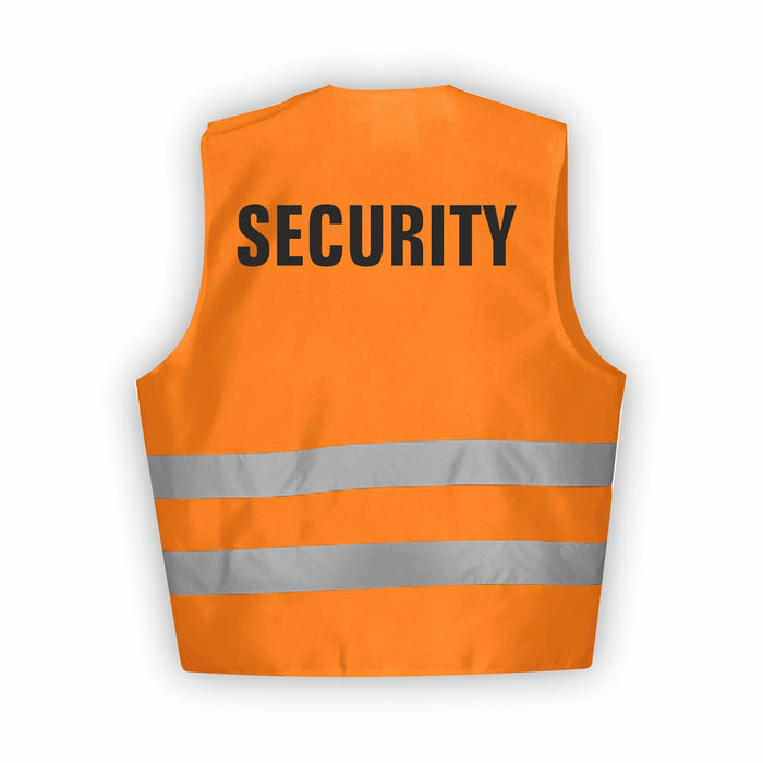 SECURITY Warnweste | Signalweste | Sicherheitsweste nach ISO 20471 | 6 Farben + 3 Größen