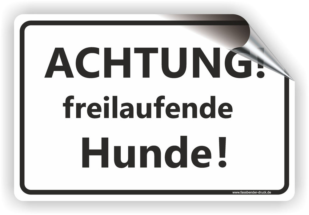 ACHTUNG! freilaufende Hunde!