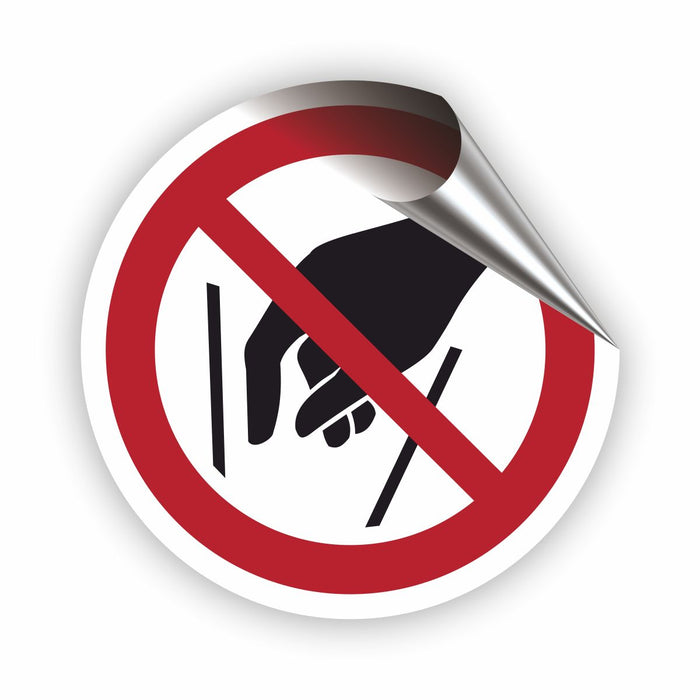 Verbotszeichen Hineinfassen verboten RUND (P015) Piktogram nach DIN EN ISO 7010