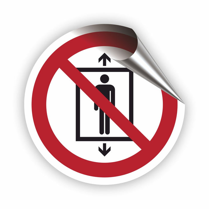 Verbotszeichen Personenbeförderung verboten RUND (P027) Piktogram nach DIN EN ISO 7010