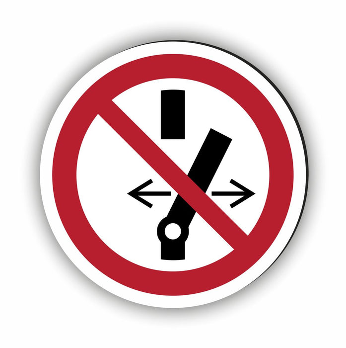 Verbotszeichen Schalten verboten RUND (P031) Piktogram nach DIN EN ISO 7010