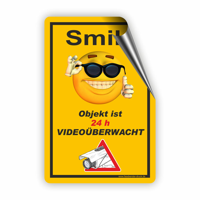 SMILE Objekt ist 24 Stunden videoüberwacht