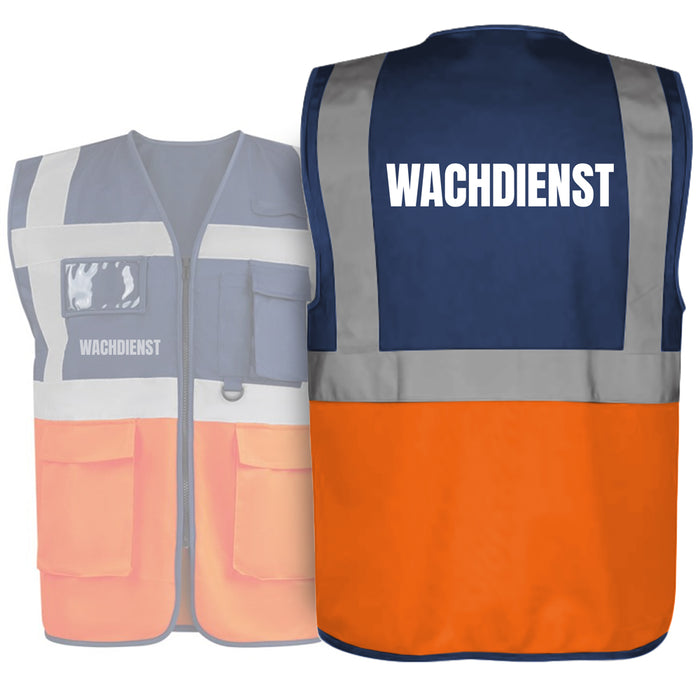 WACHDIENST Warnweste PREMIUM