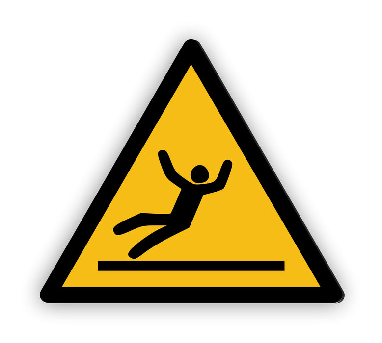 Warnzeichen (W011) Warnung vor Rutschgefahr - nach DIN EN ISO 7010