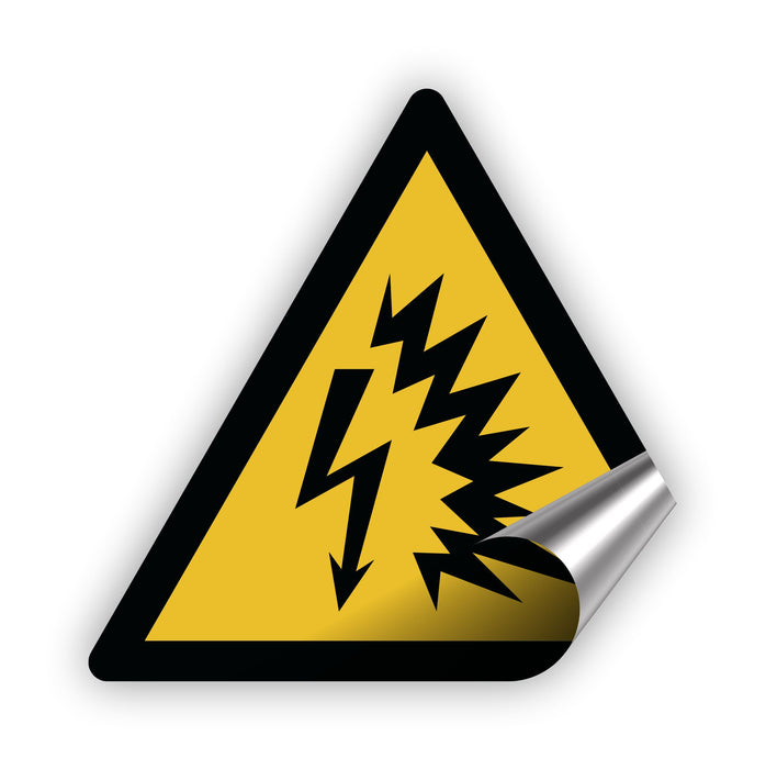 Warnzeichen (W042) Warnung vor Lichtbogen - nach DIN EN ISO 7010
